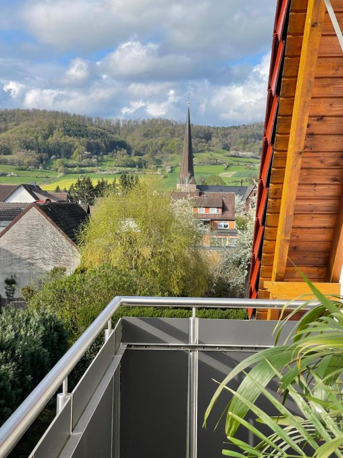 Grosse Ferienoase Mit Burgbergblick Lägenhet Bevern  Exteriör bild